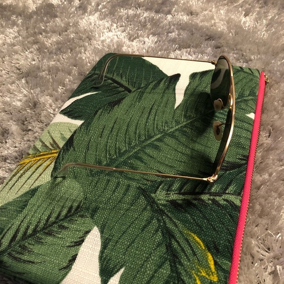 RayBan Aviator Blue Lenses Sunglasses - Picture 5 of 6